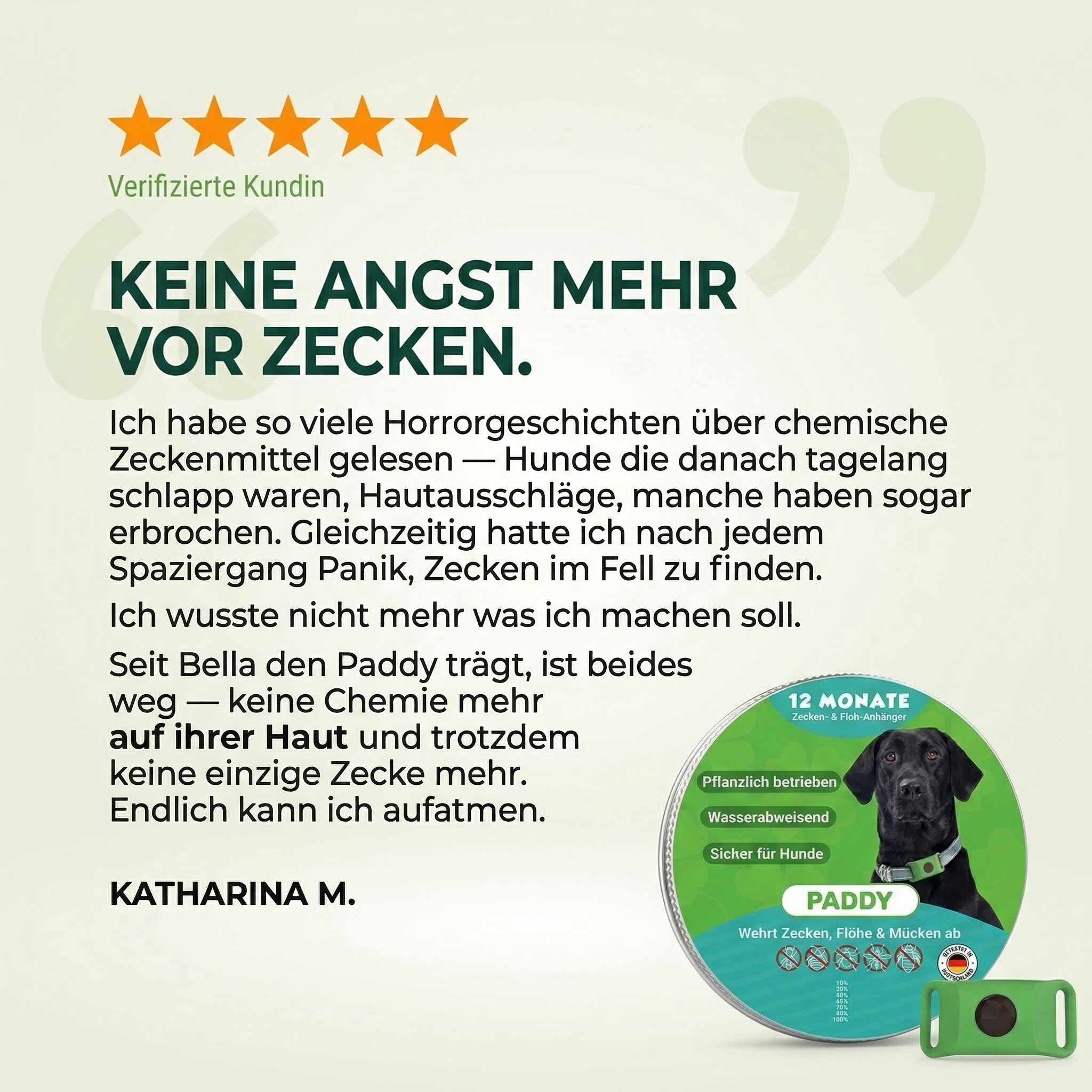 Paddy Pod — Natürliche Zecken & Floh-Abwehr